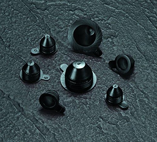 Image of Caplugs HETV-5 HETV Series Flexible Vinyl External Thread Plug, Flex500, to Plug Thread Size 1 /2 inch, ID 0.500 inch x Depth 0.500 inch, Protective Closure, Black, Pack of 1000 (QETV5Q2)