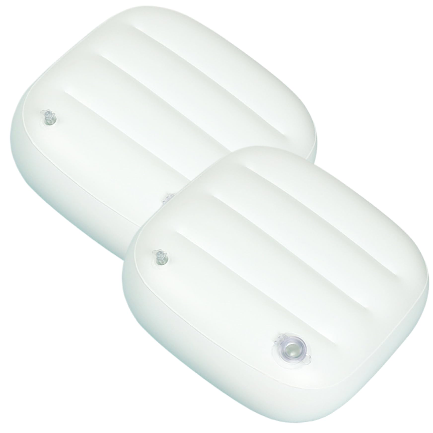 2Pcs Inflatable Hot Tub Seat Wear Resistant Adjustable Bathtub Cushion with Firmness Control Ergonomic Booster Seat for Spa Relaxation Hot Tub Accessories