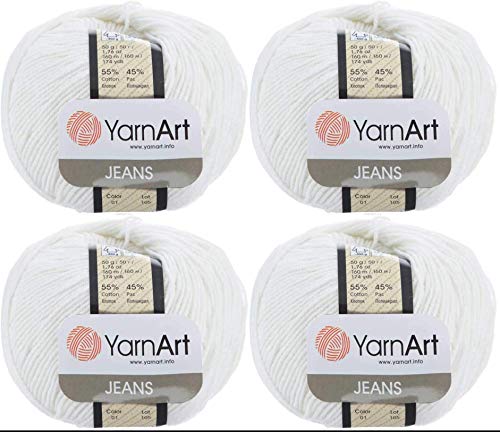 Image of YarnArt Cotton Blend Amigurumi Yarn - Cotton Acrylic Blend Yarn for Knitting & Crochet, Soft & Durable Yarn for Amigurumi, Baby Items and Garments