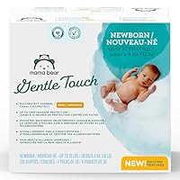 Amazon Brand - Mama Bear Gentle Touch Diapers, Size Newborn, 120 Count (4 packs of 30)