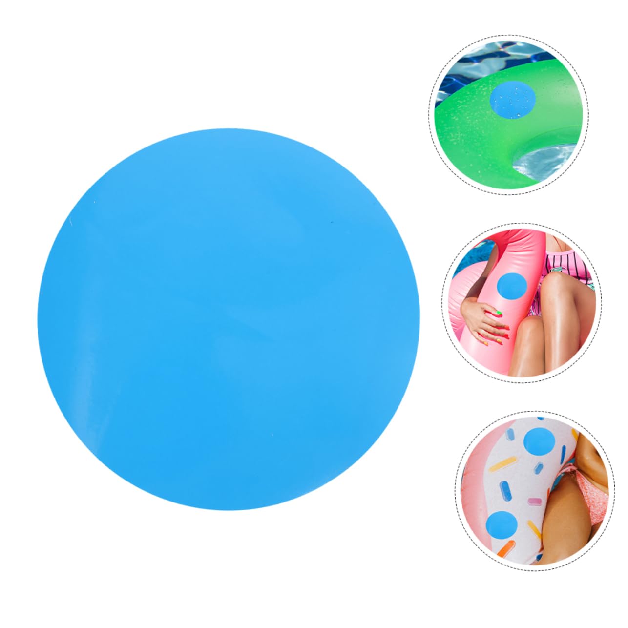 BESPORTBLE Schwimmbad Re Flicken Für Kajak Rundboote Re Patches Für Schlauchboote Aufblasbare Rettungsring Patches Praktische Reing Patches Für Gummiboote PVC