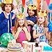 MGZTTHW Gold Paper Crowns, 32pcs Birthday King Crowns, Paper Prince Princess Crown Foil Party Crown Hat Cap for School Classroom Baby Shower Birthday Party Supplies