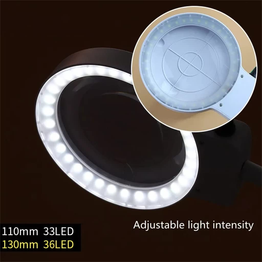 Lighting Magnifying Glass Repair Desk Lamp Reading Magnifying Glass Direct Charging Magnifying Glass Lamp(63 * 15.2)