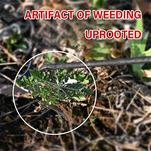 Bingone Weeding Artifact Uprooting Weeding Tool, Weeder Puller Stand Up, Manual Hand Weeder Tool For Garden With Long Handle, Multifunctional Weeder For Yard Farm Weed Removal (Iron-20 Inch) #TOP5