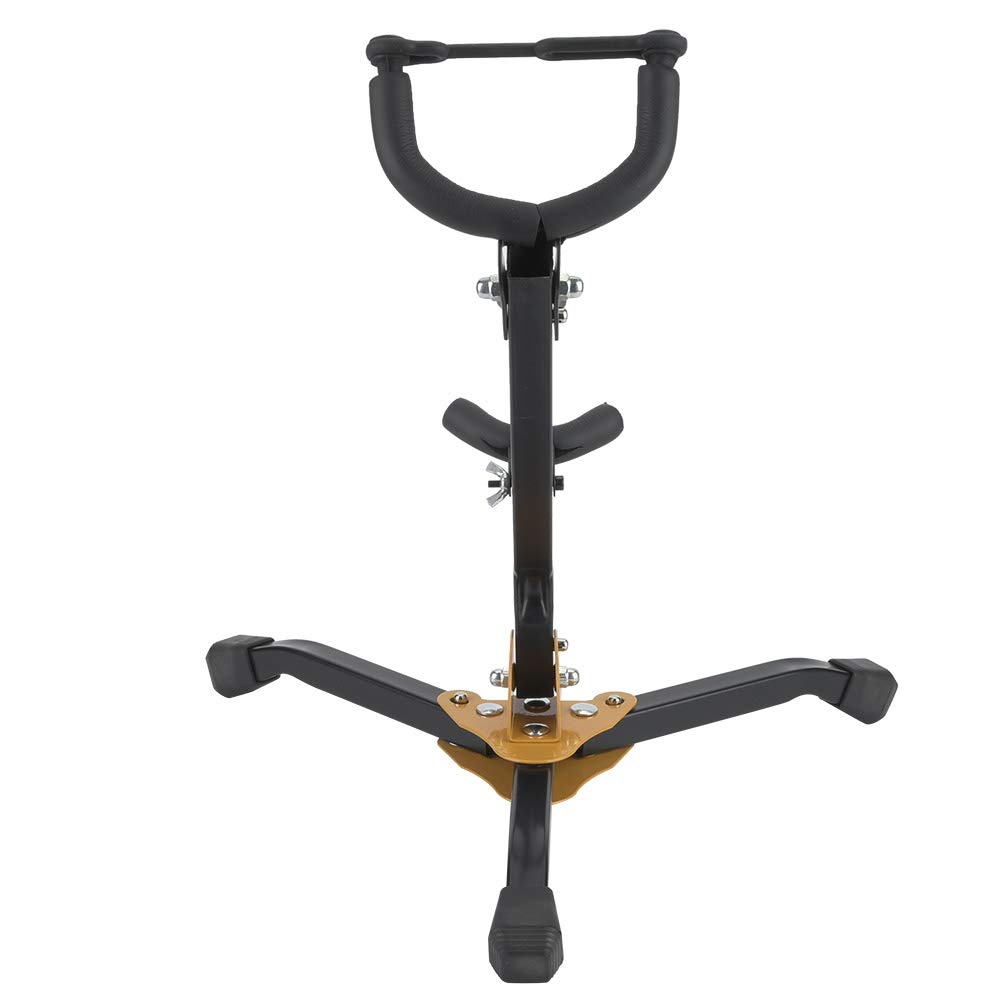 Faltbarer Saxophonständer,Saxophonständer Verstellbar Robustes Metall, Saxophone StandAlto Saxophone StandTenor Saxophon Ständer Rutschfest Tragbar für Saxophon Zubehör