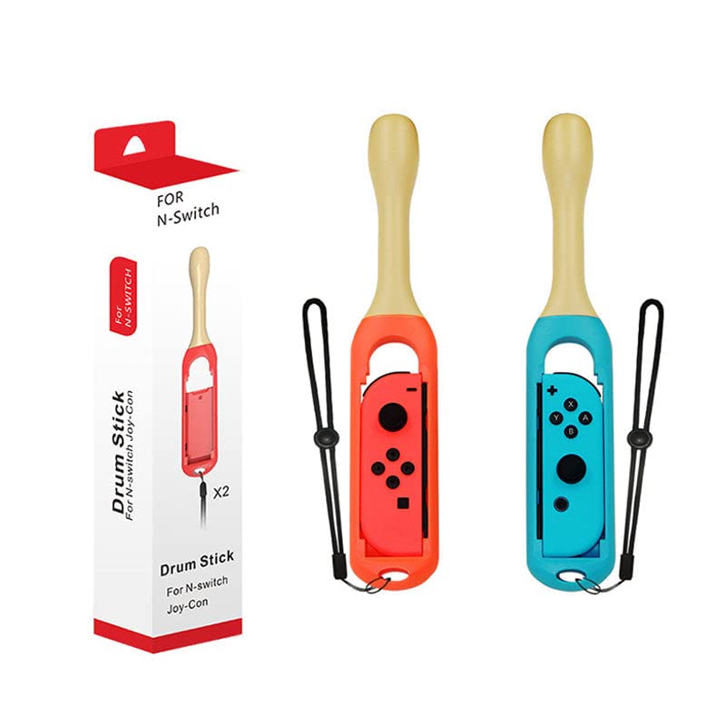 Careflection Drum Sticks For Nintendo Switch Game/Switch Oled Games/Switch Lite Taiko Drum Master Joy Con Controller Motion Sensing Music Gaming-Somatosensory Virtual Game Grips (B0BNXLK223) Amazon Price History, Amazon Price Tracker