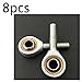 8pcs 6 6mm Right Hand Male Outer Thread Metric Rod End Joint Bearing Industrial Bearings Gears