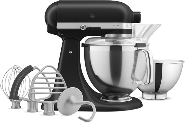 Artisan® Series Tilt-Head Stand Mixer with Premium Accessory Pack KSM195PSBM