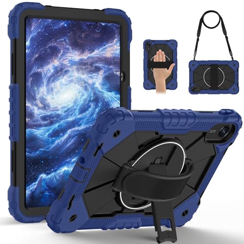 Housse de protection Redmi Pad 2 11 2025 silicone antichoc bandoulière support rotatif 360