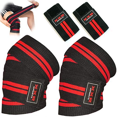 ZOR Power Weight Lifting Knee Wraps Lifter Lifting Wraps 74