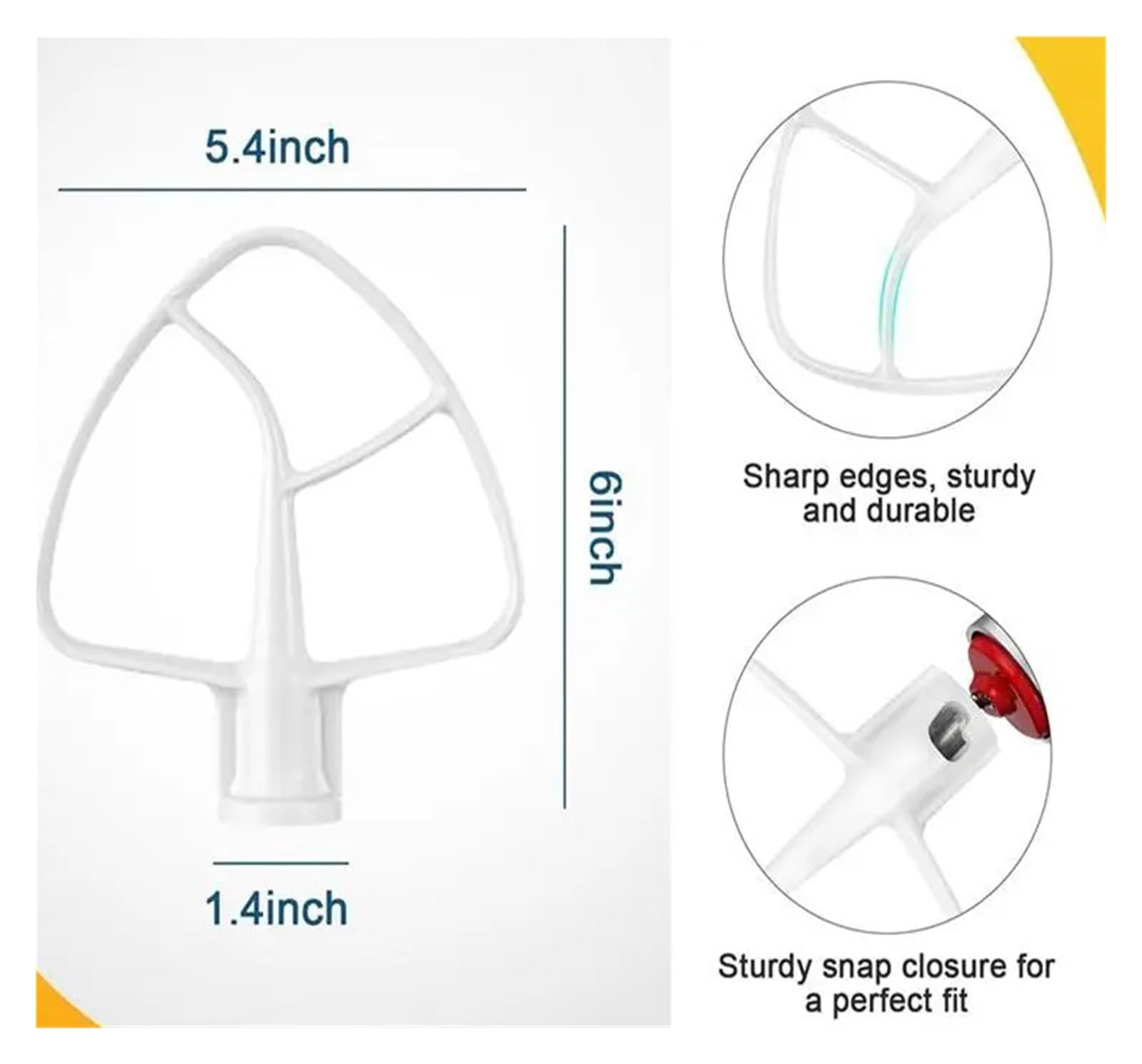Genérico Batidora batidora Plana K45B, Compatible con KitchenAid