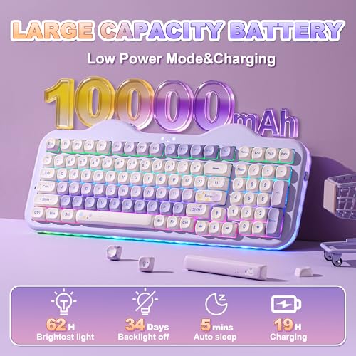 Mechanical Keyboard Wireless Hot-Swappable