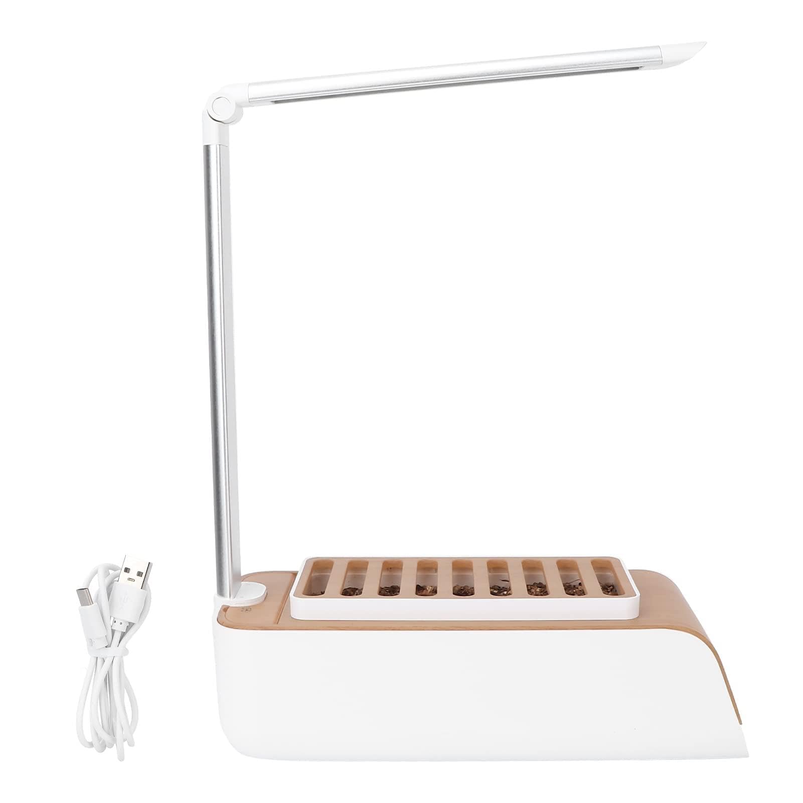 Sistema hidropónico de cultivo de plantas, kit inteligente de jardín interior con luz LED de espectro completo ajustable, pantalla de temperatura, alerta de agua baja, ideal para plantar en casa