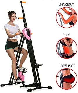 Home Stair Climber Machine, Folding Vertical Climber Cardio Exercise Machine Home Fitness Stepper