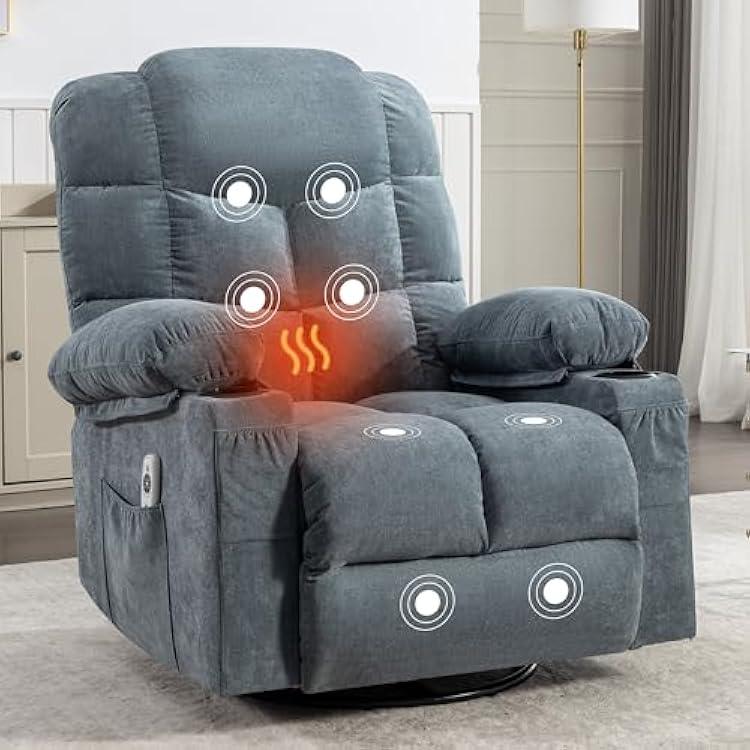 Heated and Massage Chair Recliner with Cup Togo Ubuy