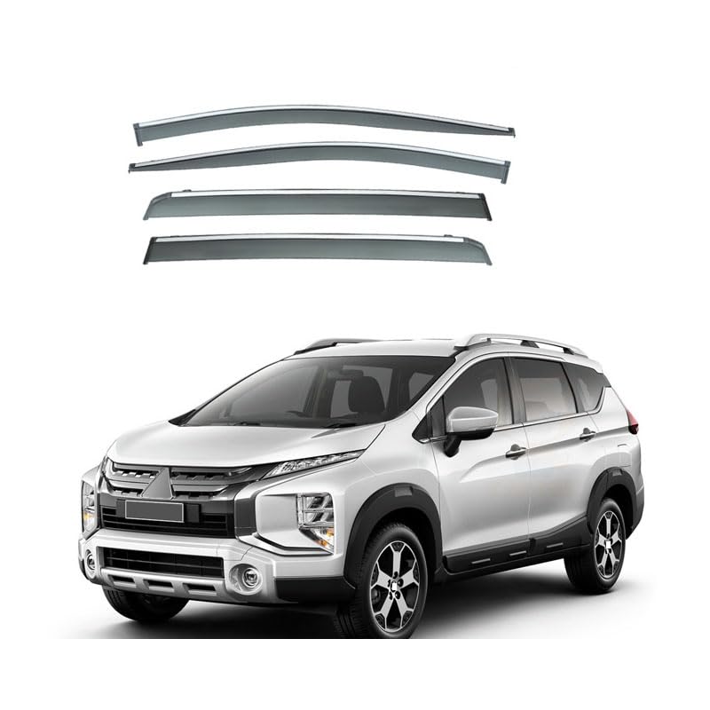 Deflectores de aire para Mitsubishi XPANDER 2017+, juego de 4 piezas con cubierta protectora