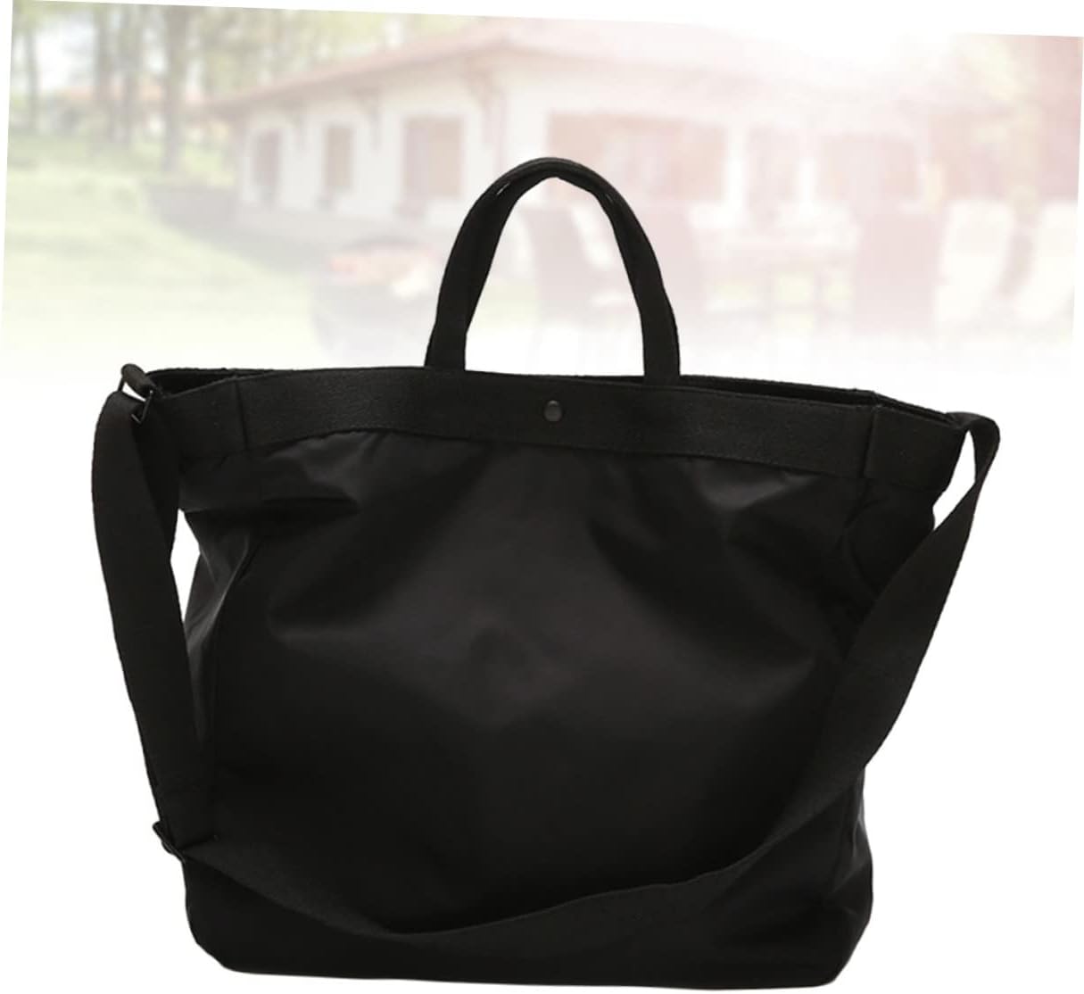 Gatuida Casual Large Capacity Travel Bag Multifunctional Fitness Tote for Gym Short Trips and Outdoor Activities Portable Black Luggage Bag