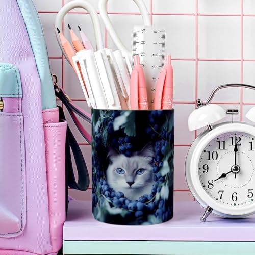 Fournitures de bureau originales avec ce pot à crayons chat rigide - 8