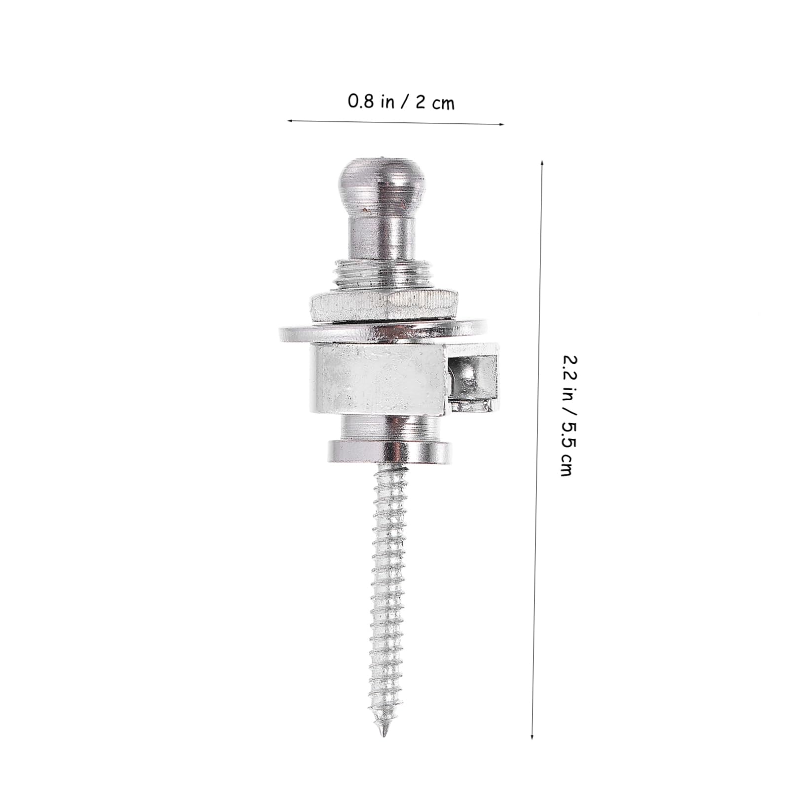 ifundom Guitar Strap Lock Button Set 10pcs Metal Guitar Strap Locks Nails Easy Install Prevent