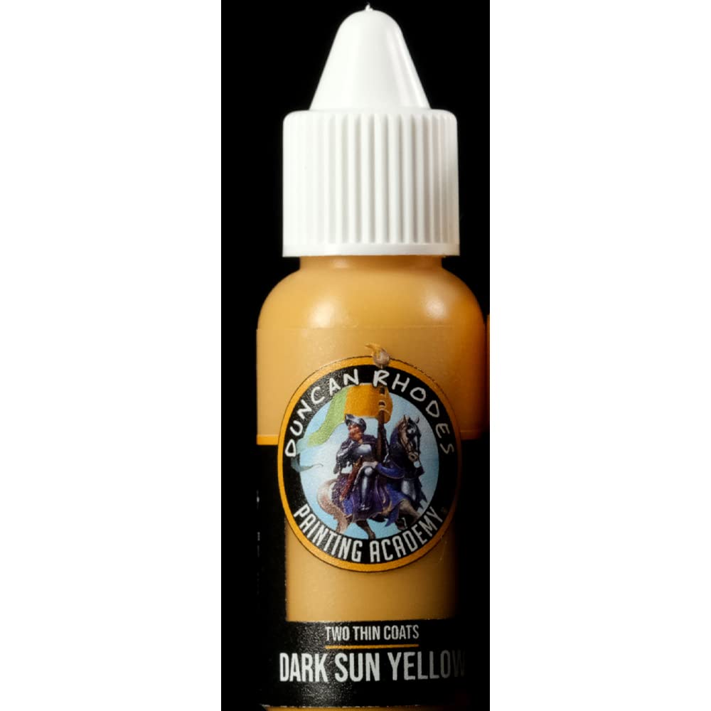 Two Thin Coats Dark Sun Yellow 15ml Paint Duncan Rhodes Painting Academy