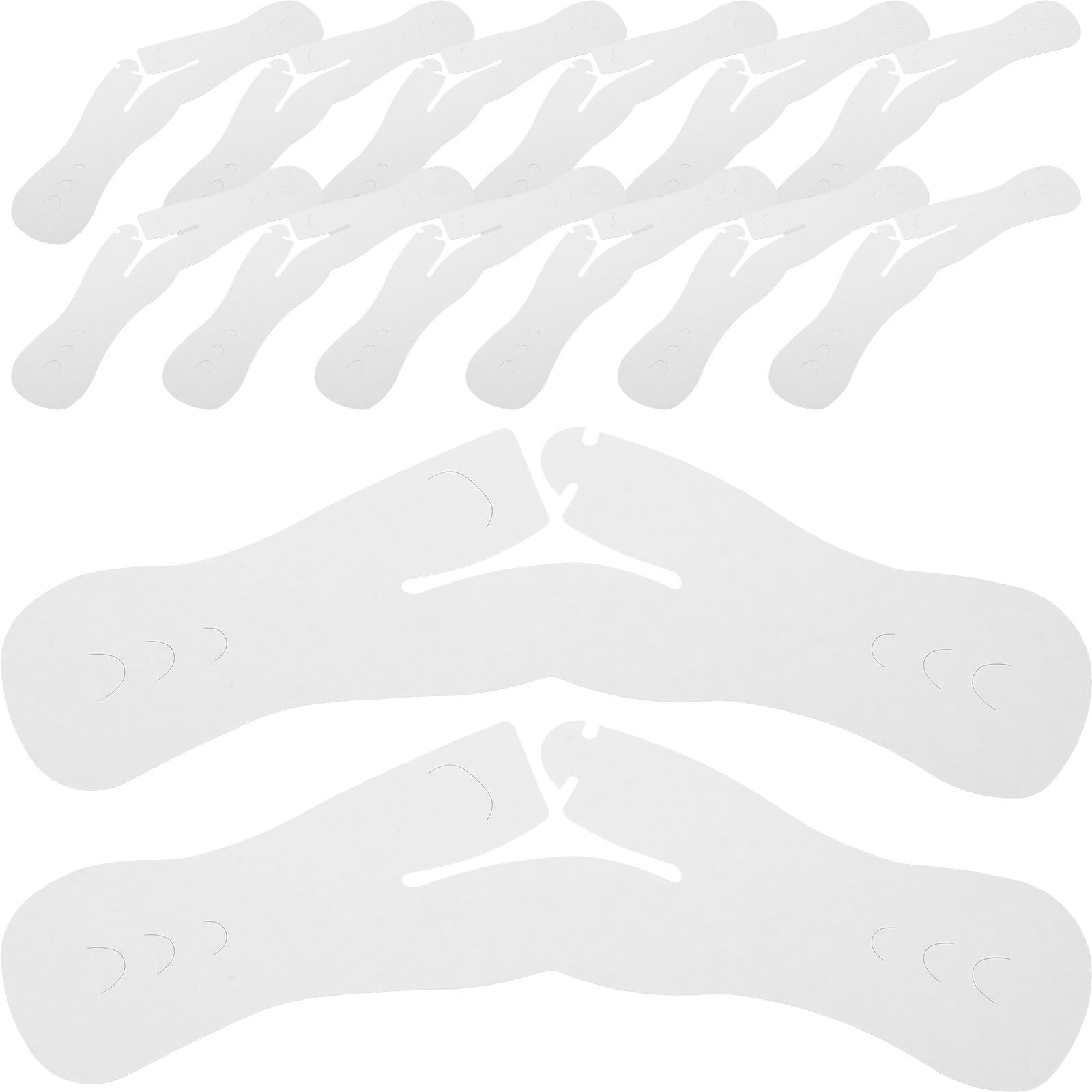 Protège-épaules pour cintres en papier blanc Balacoo pour éviter les plis de vos costumes