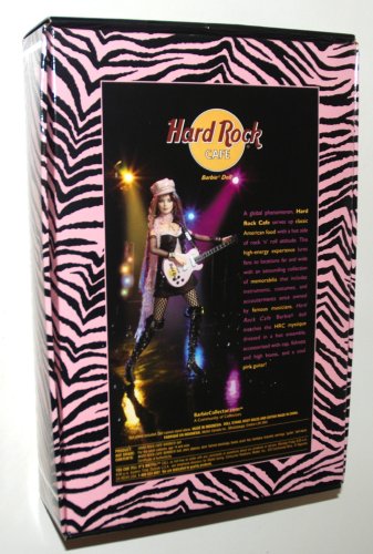 Muñeca Barbie Hard Rock Cafe Edición 2004 Coleccionable miniatura 4