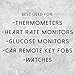 Thermometer Battery CR1225 - 2 Pack - GloFX Brand - Long Life 3V Coin Button Cell Lithium 1225 Batteries for Thermometers - Plus GloFX Brand Sticker