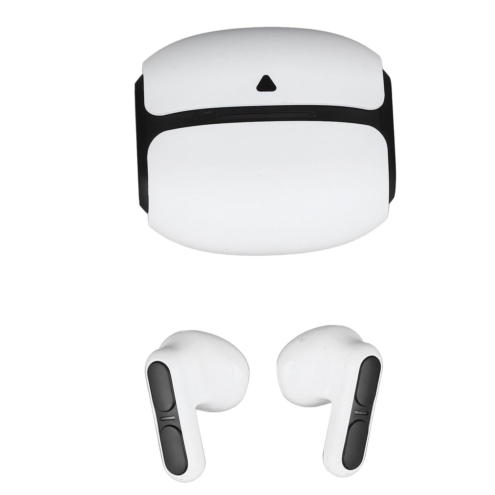 Cuffie Wireless, Auricolari Bluetooth 5.3 a Bassa Latenza Ergonomici con Custodia di Ricarica per Gaming per Tablet (bianco)