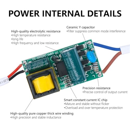 Transformateurs d'éclairage LED à tension stable pour montage DIY - 6