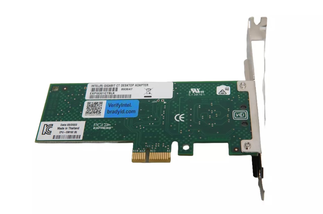 INTEL Gigabit CT Desktop Adapter PCI Express - 1 Port - 10