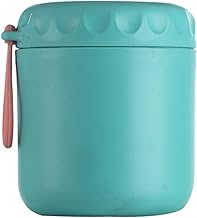 Insulated Food Jar Soup Thermos Food Container for Kids Adult, Stainless Steel Lunch Food Container Flask with Spoon for Hot and Cold Food, Lunch Box for School Office Picnic Travel Camping(Green)