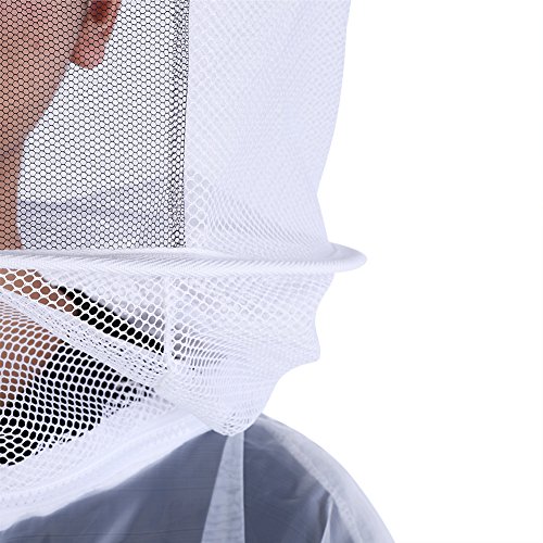 Jaqueta de apicultor profissional com véu com capuz - Equipamento de proteção ideal para uso em jard