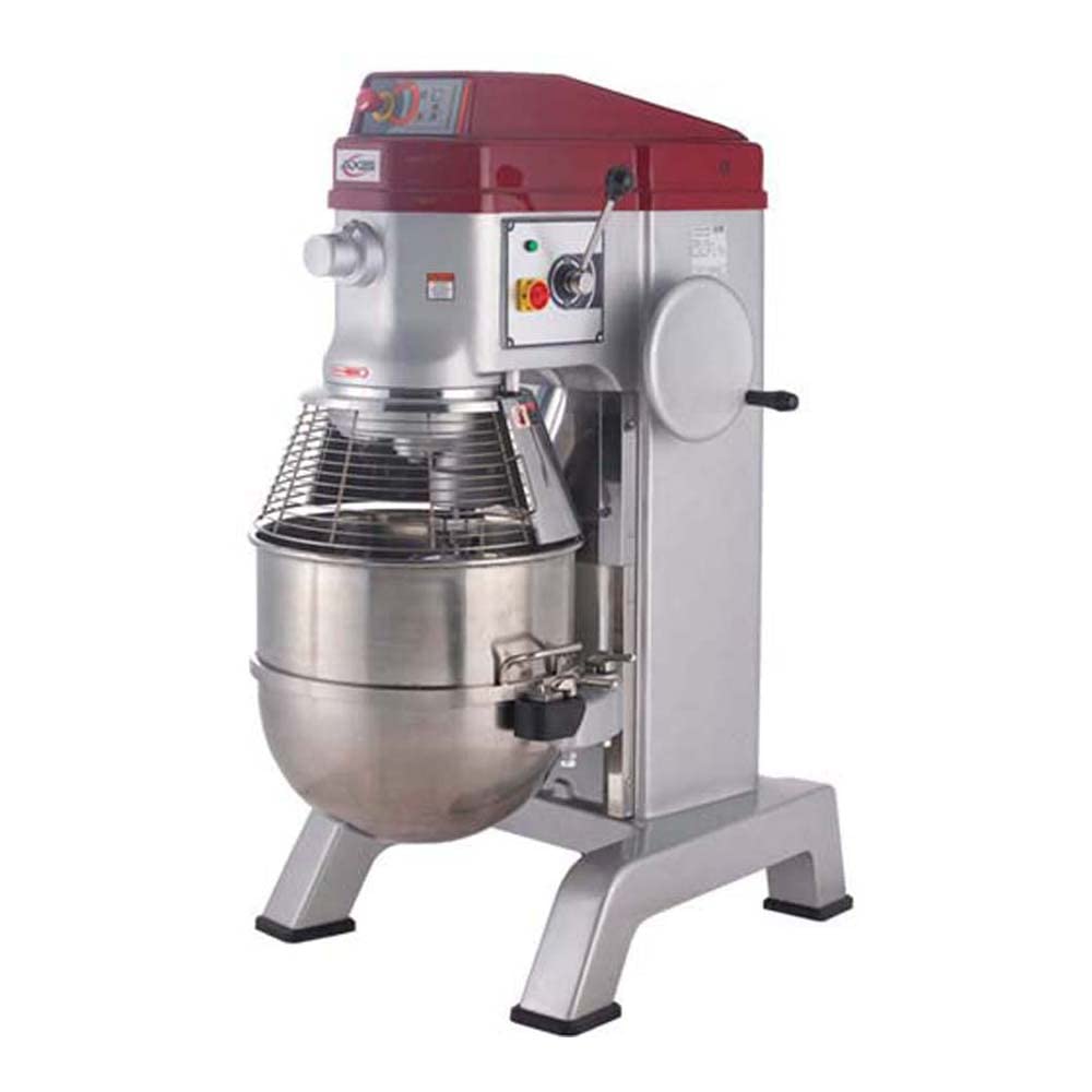 Axis Equipment AX-M60 Stainless Steel Commercial Planetary Mixer, 60 qt Capacity, 26-1/2" Width x 55-115/128" Height x 40-115/128" Depth