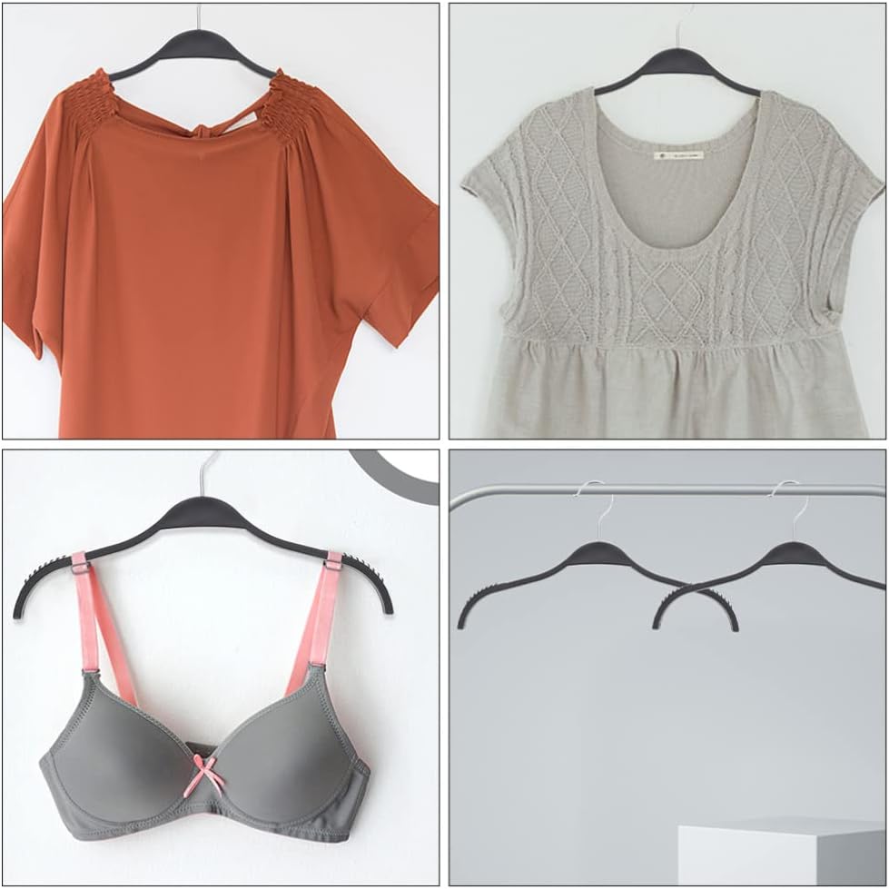5pcs Coat Hanger Clothes Anti-Skid Hanger Clothes Hanger Pants Hangers Clothes Hanging Rack Household Jeans Hangers Skirt Accessory Anti-Skid Clip Hangers Coat Hanging Rack
