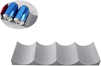 Vista 2 de Wine Bottle Holder, Wave Design Wine Rack Wine Bottle Display Mat Wine Holder Storage Organizer for Kitchen Countertops(Dark Gray/4pcs)