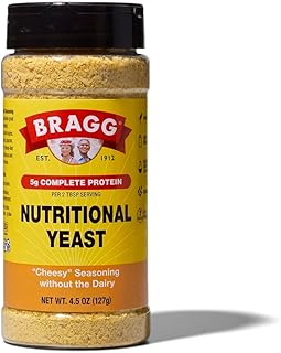 Bragg Premium Nutritional Yeast Seasoning - Vegan, Gluten Free – Good Source of Protein & Vitamins – Nutritious Savory Par...