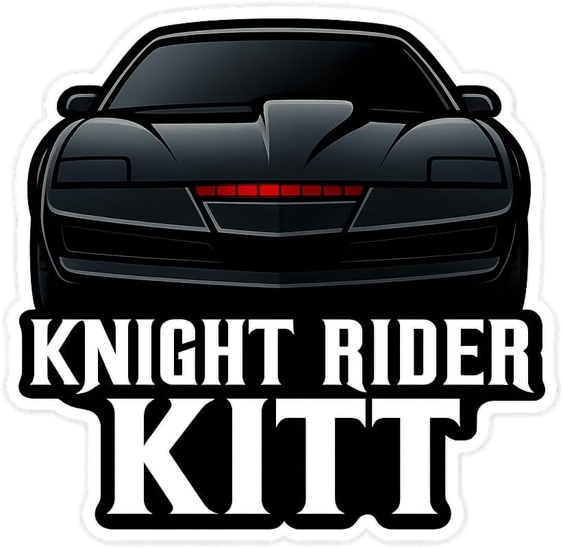 Knight Rider Decals Amazon.com - Knight Rider KITT Car Sticker - Retro TV Show Vinyl Decal ...