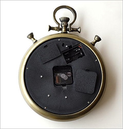 アイアン時計　アンティーク調☆★☆ 輸入雑貨 時計 吊り下げ時計 両面 ステーションクロック