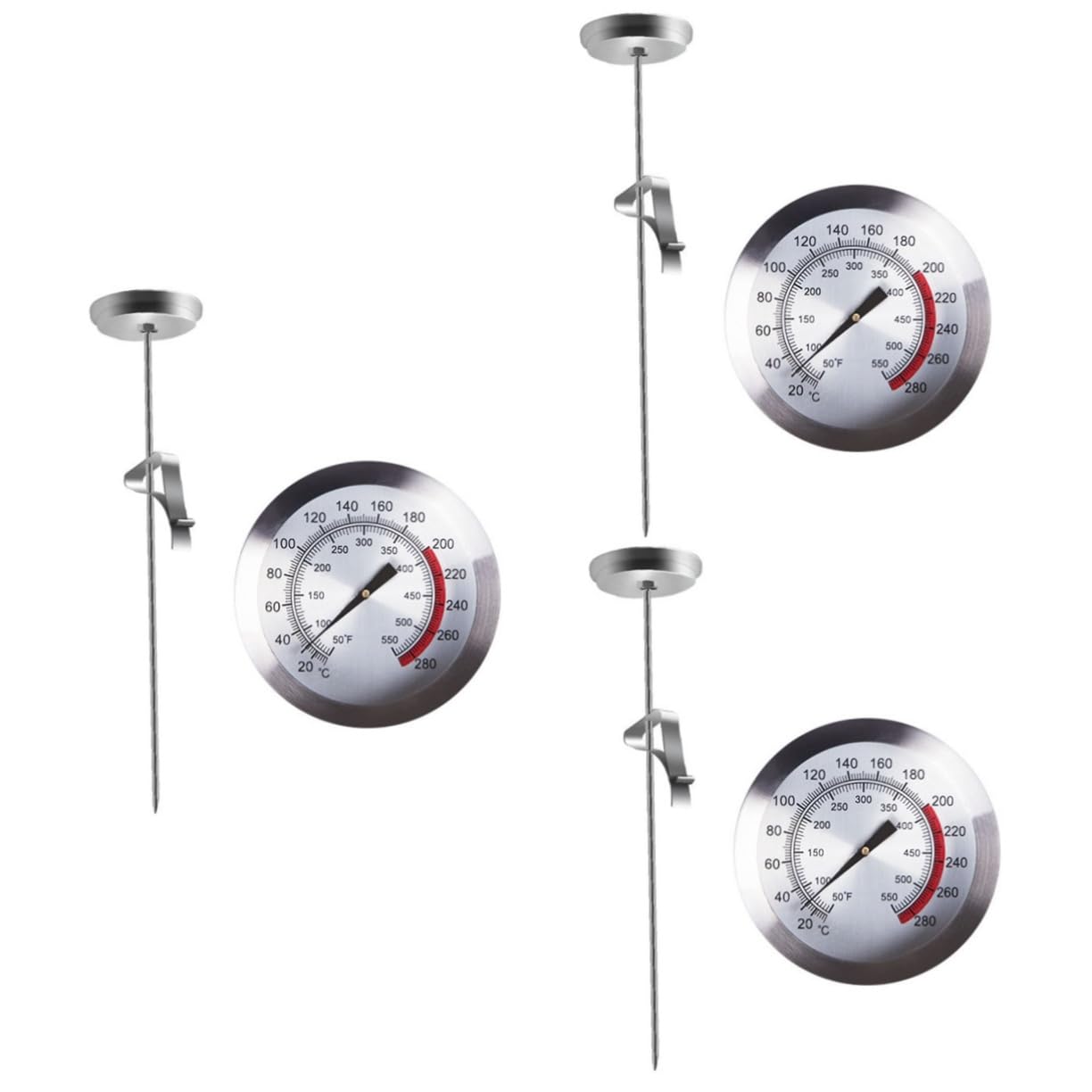 Mobestech 3 pcs Meat Thermometer Accurate Kitchen Food Thermometer for BBQ Poultry to Use Fast Readings for Home Cooking and Grilling