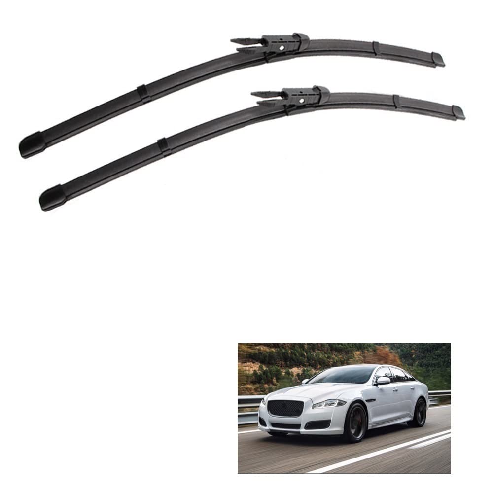 Tergicristallo per Auto, Spazzola tergicristallo per Jaguar XJ X351 24"+19" 2009-2016, tergicristalli Anteriori, Parabrezza,