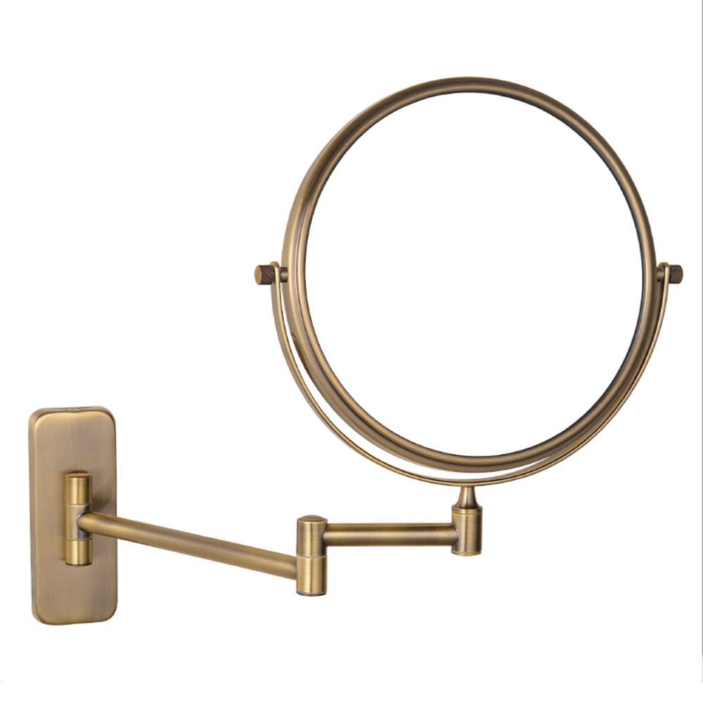 Miroir de salle de bain grossissant 3X mural double face extensible 6 pouces