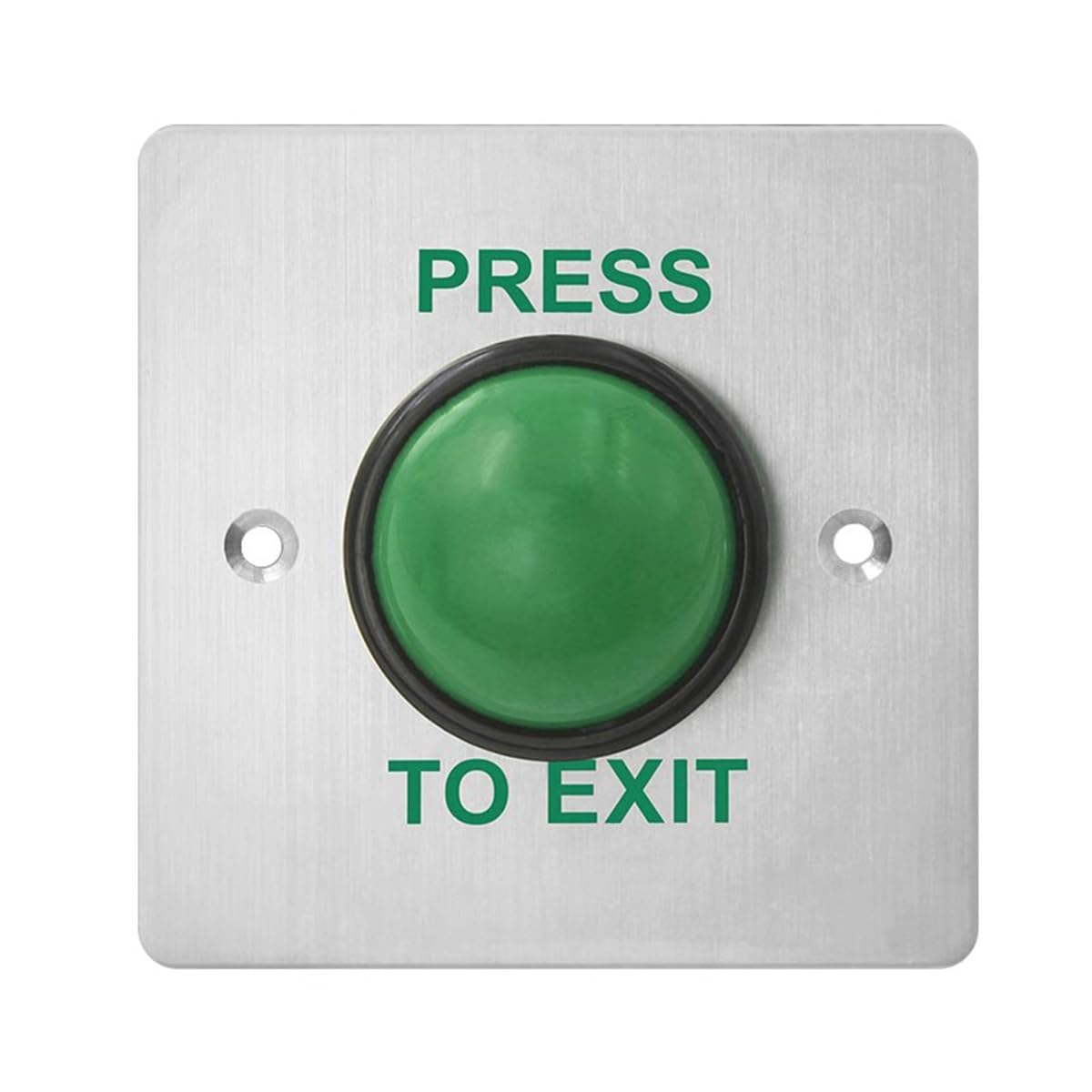 Enwye Touch Pad Door Access Exit Switch Green Button Waterproof Sealed 86x86mm for Indoor Outdoor Use