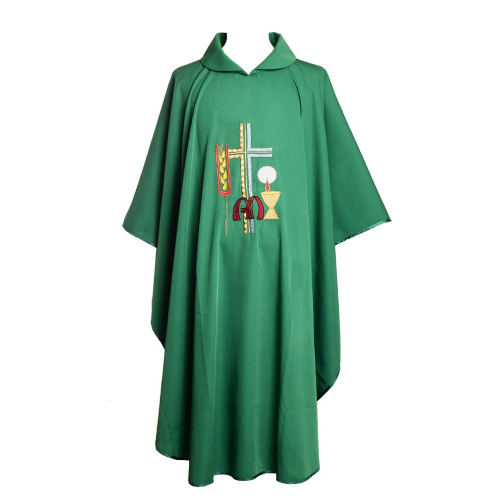 BLESSUME Priester Kazuifel Geborduurde Vestments Altaar Mass Vestments