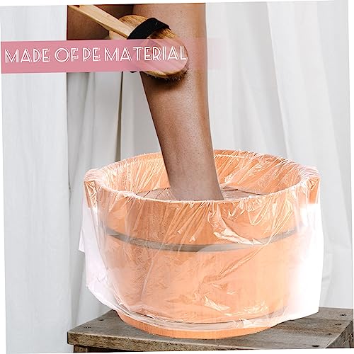 Paquete de 100 bolsas desechables para spa de pies miniatura 2