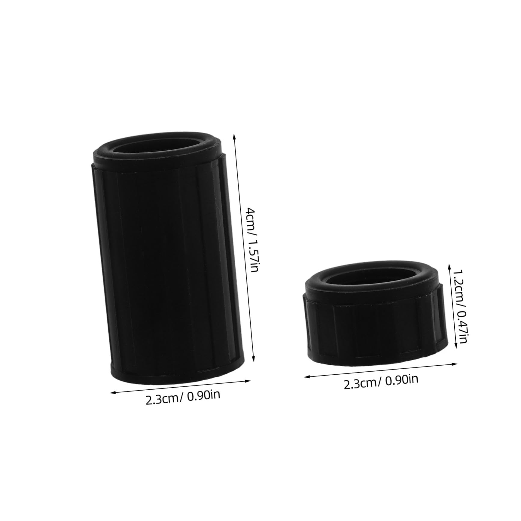 Milisten 3 Sets Flute Interface Protective Covers Durable Plastic Flute Protection Sleeves for Abrasion Resistance and Damage Prevention Compatible with Various Brands and Models