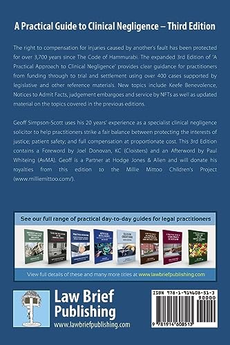 A Practical Guide to Clinical Negligence - Third Edition