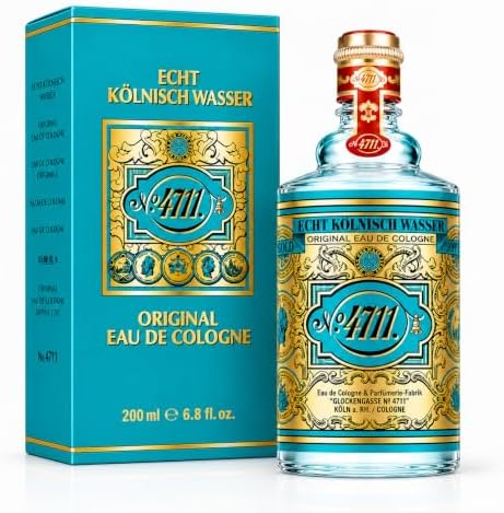 4711 Original Eau de Cologne 6.8 oz Men's Cologne Splash, Citrus Bergamot