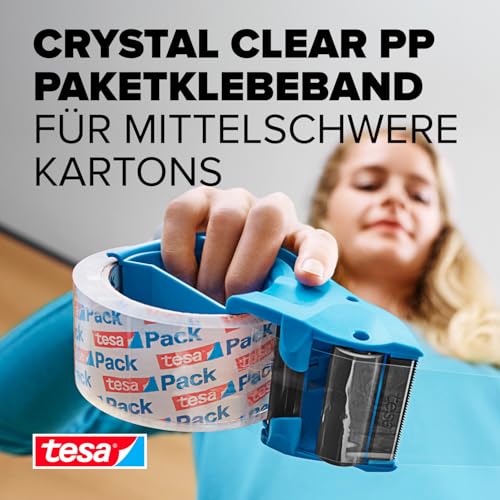 tesa kristall-klar tesapack Paketband, 1 Rolle