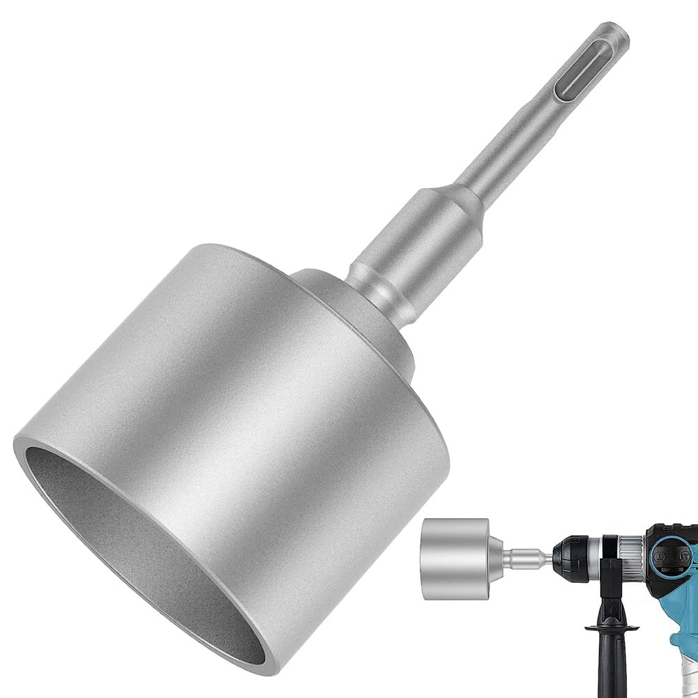Littimoon SDS-Plus T Post Ground Rod Driver, Drill Bit Driver Hammer Drill Rod Converter for Hammer Drill Grounding Rods