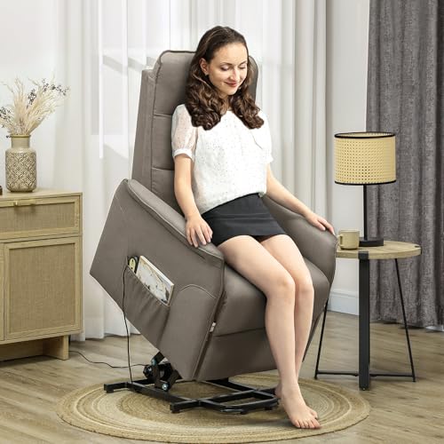 Sillón Power Lift Plegable Café miniatura 1